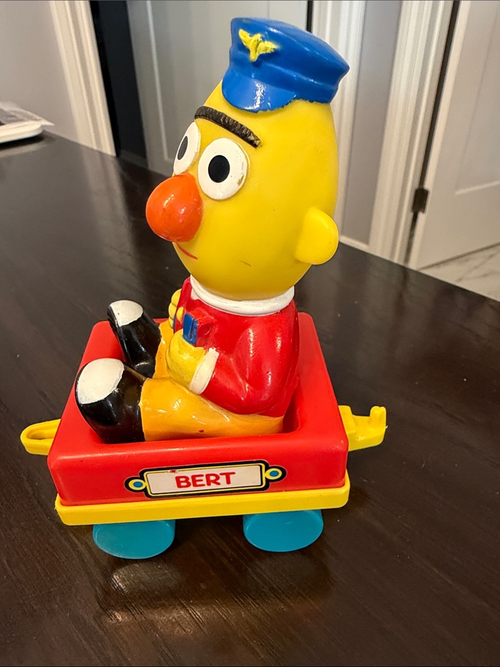 Sesame Street Bert Yellow and Red Cartoon Character Ride-On Toy - Kids Toy - Picture 2 of 2